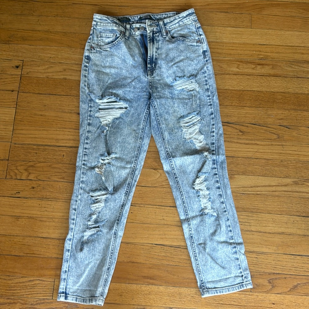 Wild Fable straight leg jean with holes